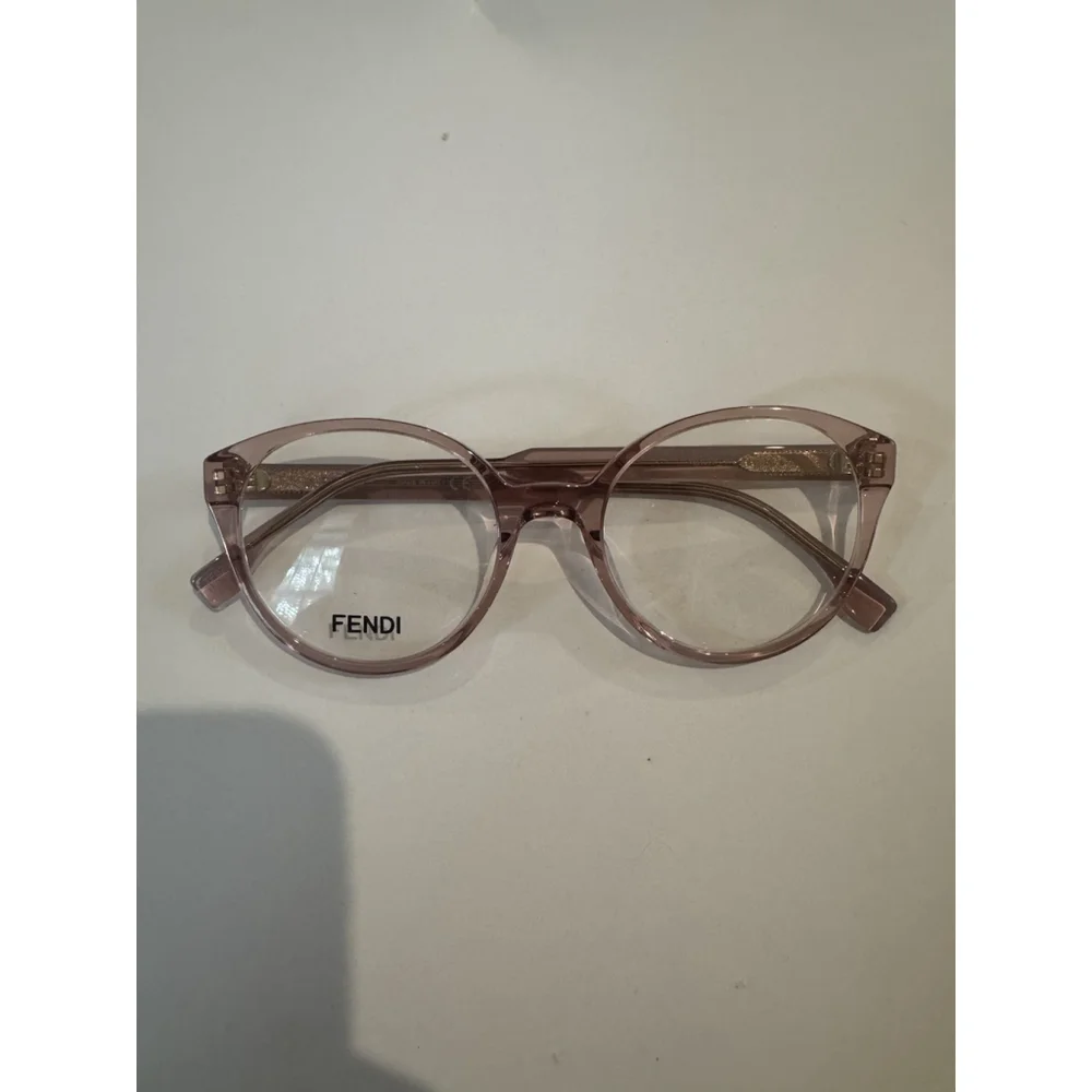 Fendi Pink Eyeglasses FE50015I 51-19 140 Made In Italy Women's